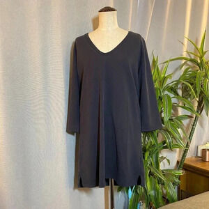 Dries Van Noten Black Tunic Dress Size XS